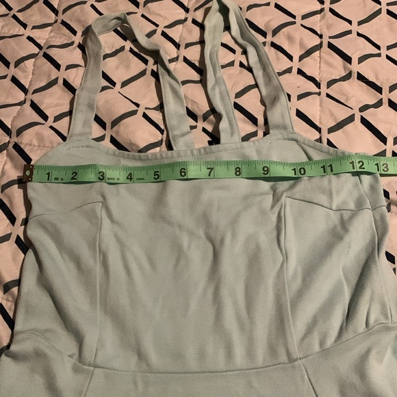 Divided H&M XS Mint Green Tennis Prep style strappy stretchy dress nwot - Picture 7 of 8